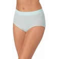 thumbnail image 4 of Carole Hochman Women's Underwear Silky Soft Seamless Full Coverage Modern Brief Panties 5 Pack Multipack (X-Large, Blue Multi), 4 of 7