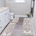 thumbnail image 3 of HEBE Boho Kitchen Rug Sets 3 Piece with Runner Non Slip Kitchen Rugs and Mats Washable Kitchen Mats for Floor Thick Kitchen Floor, 3 of 7