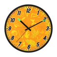 thumbnail image 2 of Dailycode Night Light Wall Clock Glow in The Dark 12 inch Battery Operated Silent Luminous Clocks, Leaves Watermelon Starfish, 2 of 8