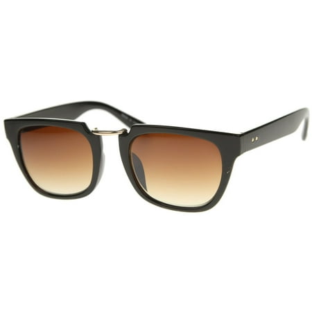 MLC Eyewear Urban Fashion Rectangular Flat Top Brow Bar Sunglasses S61NG1078