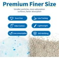 thumbnail image 4 of Made4Pets Cat Litter Crystals, Non Clumping No scooping Low Dust, Low Tracking, Lightweight, Dehydrates Waste, 6 Packs, 4 of 7