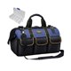 thumbnail image 2 of Bolsa de cinturón Riñonera grande para herramientas con múltiples bolsillos, herramienta de electricista, bolsa de cinturón de almacenamiento para electricista, bolsa , azul, 2 of 8