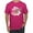 Fuschia, variant on Nobody Fights Alone Watercolor Sparkles Breast Cancer Awareness Men's Graphic T-Shirt, Black, XX-Large
