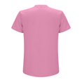 thumbnail image 5 of KHONTS Men's Henley Collared Shirts Slim Fit Short Sleeve Fashion Tops Tee Basic Classic Summer V-Neck T Shirts Pink M, 5 of 5