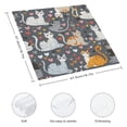 thumbnail image 3 of WYYP Cute Cat Cloth Napkins Polyester Gift for Mother's Day Home Decor 4 PCS, 3 of 7