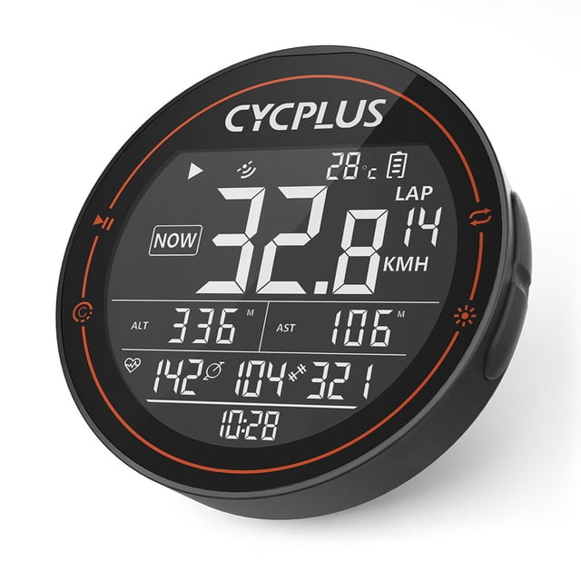 Velocímetro para ciclistas CYCPLUS Ordenador inalámbrico para bicicleta GPS Velocímetro BT ANT+ Orde CYCPLUS Velocímetro para ciclistas