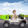 thumbnail image 1 of Yeshouse 12V Electric Ride-on Construction Truck, 12V Kids Ride on Dump Truck with Remote Control,4WD Electric Construction Vehicle, 1 of 9
