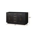 thumbnail image 4 of Abbey 60 in W x 22 in D Black Oak Double Bath Vanity, 4 of 6