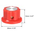 thumbnail image 2 of Uxcell 6.4mm Shaft Hole Potentiometer Volume Control Rotary Knobs Effect Pedal Knob Red, 2 of 3