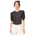 thumbnail image 2 of Moomaya Printed Tops For Women, Smocked Short Sleeve Round Neck Casual Tunic Top, 2 of 9
