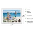 thumbnail image 2 of Fun in the Sun - Children Playing at the Beach - From an Original Color Painting by Scott Westmoreland - Japanese Unryu Rice Paper Art Print (Unframed) 18 x 24 in, 2 of 4