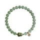 thumbnail image 1 of Pulsera de jade nefrita para mujer con cuentas de color verde hielo de 6 mm, 1 of 1