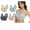 Beige, variant on 4PC Women's Front Side Buckle Lace Edge Without Steel Ring Movement Seamless Gathering Adjustment Yoga Sleep Large Bra Large Size Bras No Wire Bra Woman Bras 36 C Sports Bra Cups Semi Bra Pack of