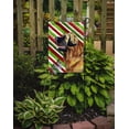 thumbnail image 2 of Leonberger Candy Cane Holiday Christmas Garden Flag, 2 of 2