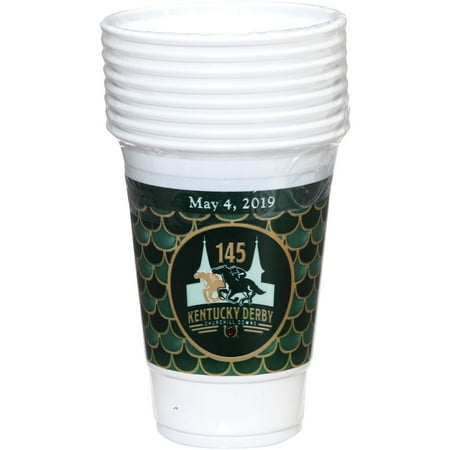 Kentucky Derby 145 8-Pack 16oz. Beverage Cups - No Size