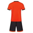 thumbnail image 4 of Kids Boys Short Sleeve T Shirt And Mesh Shorts Soccer Football Set 9 Years-10 Years, 4 of 5
