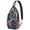 Pink-39, variant on Space Geek Shoulder Backpack - Durable Sling Bag for Travelers - Anti-Theft Design with Alien Theme