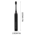 thumbnail image 3 of Electric Toothbrush for Adults, Rechargeable Toothbrush with 5 Modes, Smart Timer, DuPont Nylon Bristles, IPX7 Waterproof, USB Charging, 6 Replacement Heads, Powerful Cleaning, Dental Care Tool, 3 of 3