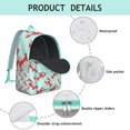 thumbnail image 3 of Crustacean Seafood Marine Ocean Travel Backpack – Lightweight Student Backpack with Nautical Beach Design, Comfortable Carrying, and Anti-theft Features for Daily Use and Short Trips, 3 of 4
