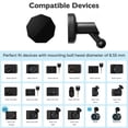 thumbnail image 4 of Soporte magnético para Garmin Dash Cam, con 4 piezas magnéticas, compatible con Garmin Dashcam Mini 2/65W/66W/67W/55/56/57/45/46/47/Mini/Mini 3/Tandem/X110/X210/X310/Speak/Speak Plus, 4 of 5