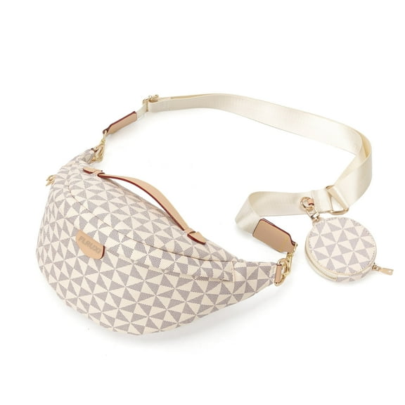 Crossbody Sling Bag-Windmill pattern Belt Chest Bum Bag Checkered for Women's Daily Shopping & Travel