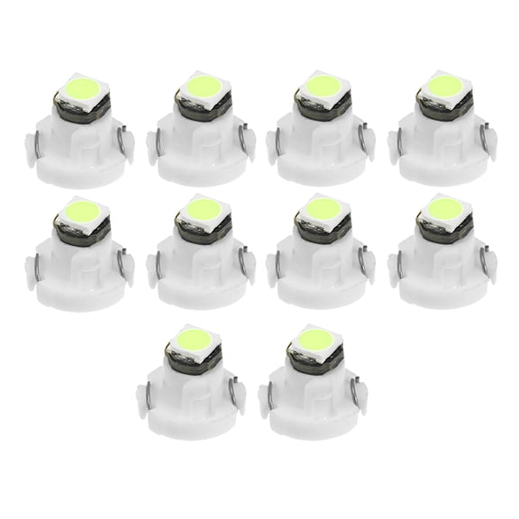Unique Bargains 10 Pcs Ice Blue T3 3030 LED 12V Car Interior Instrument Panel Dash Gauge Bulbs Warning Indicator Lights