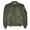 Silver, variant on Men's Jacket Premium Padded Water Resistant Reversible Flight Bomber Outerwear, Navy, M