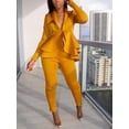 thumbnail image 2 of Women's Two Piece Peplum Blazer and Pants Set – Elegant White Business Casual Outfit for Work, Office, and Formal Events, 2 of 4