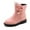 Pink, variant on Fozruso Children Shoes Fashionable Flat Boots Comfortable Soft Sole Leather Children Boots Boots,Low Heel Boots Sizes 10 Little Kid(4-4.5 Years)