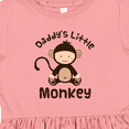 thumbnail image 4 of Inktastic Daddys Little Monkey Girls Toddler Dress, 4 of 5