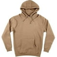 thumbnail image 5 of Men's Fleece Pullover Hoodie Loose Fit Ultra Soft Hooded Sweatshirt With Pockets, Medium, Taupe, 5 of 5