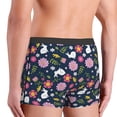 thumbnail image 4 of Bingfone Floral Rabbit Men's Underwear - Casual Stretch Boxer Briefs-XX-Large, 4 of 7