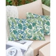 thumbnail image 6 of Palm Leaves Throw Pillow Cover 20 x 26 Inch Decorative Pillow Cover Green Blue Tropical Plants Summer Country Lumbar Pillowcase Seasonal Rectangle Cushion Case for Couch Sofa Bed Living Room, 6 of 7