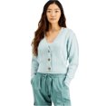 thumbnail image 1 of I.N.C Cardigan en Tricot Torsadé pour Femmes, Vert, Très Grand, 1 of 1