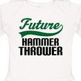 thumbnail image 4 of Inktastic Future Hammer Thrower Boys Long Sleeve Baby Bodysuit, 4 of 5
