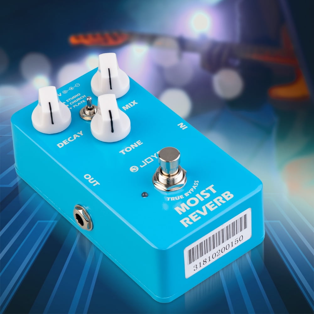 JOYO JF-20 MOIST Aluminum Alloy Digital Reverb Guitar Effect Pedal, 3 Reverb Modes with True Bypass for Electric Guitar