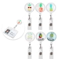 thumbnail image 4 of 6Pcs Name Card Clip, Work Card Clip, ABS Exquisite Hospitals Schools Other Occasions for Offices, 4 of 7