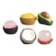 thumbnail image 3 of 5 piezas de figuras de frutas para salpicadero del coche, accesorios de escultura de frutas, decoración de vehículos para comedor, tienda, coches,, 3 of 8