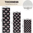 thumbnail image 4 of Black Pink Skull Pattern Kitchen Rugs Sets Of 3,Kitchen Runner Rugs Non Skid Washable,Decorative Kitchen Floor Mats for Kitchen,Sink,Laundry,17"x30"+ 17"x47" + 17"x59", 4 of 6