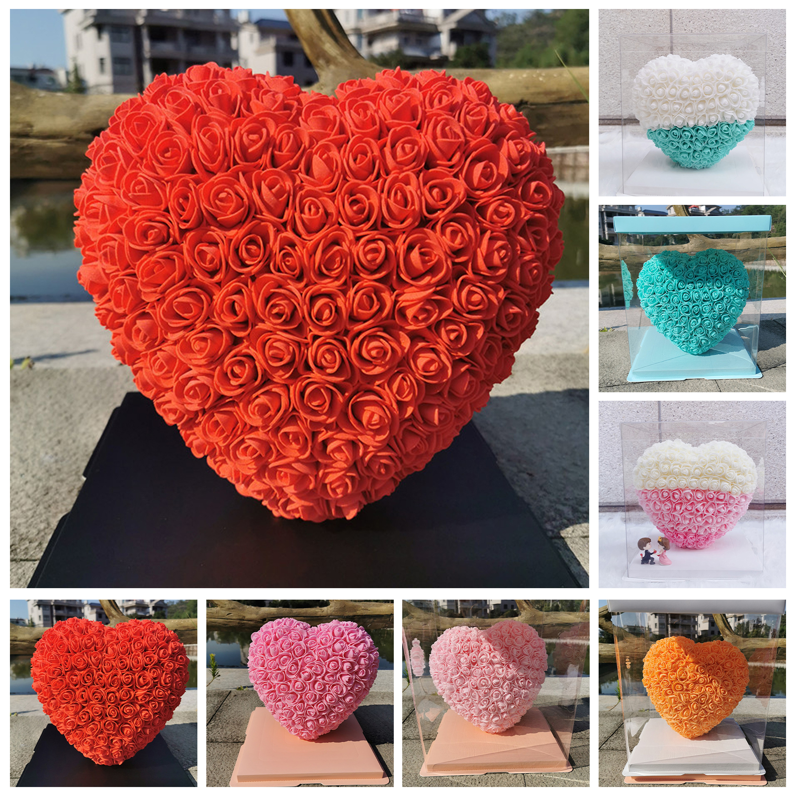 Bcloud 1Pc Decorative DIY Fake Foam Flower Polystyrene Styrofoam Floral