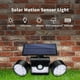 thumbnail image 4 of Lámpara solar de exterior, lámpara de pared solar para exteriores, con 30 focos LED de doble cabezal, impermeables, rotación de 360 grados, con sensor de movimiento para jardín., 4 of 5