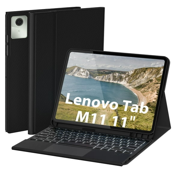 Funda de teclado Doohowcase Bluetooth retroiluminada para Lenovo M11 11