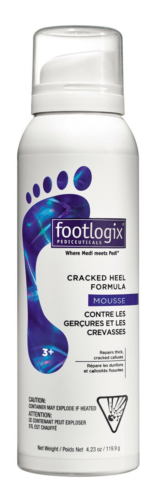 Footlogix Cracked Heel Formula 4.2 oz 125 ml. Foot Cream