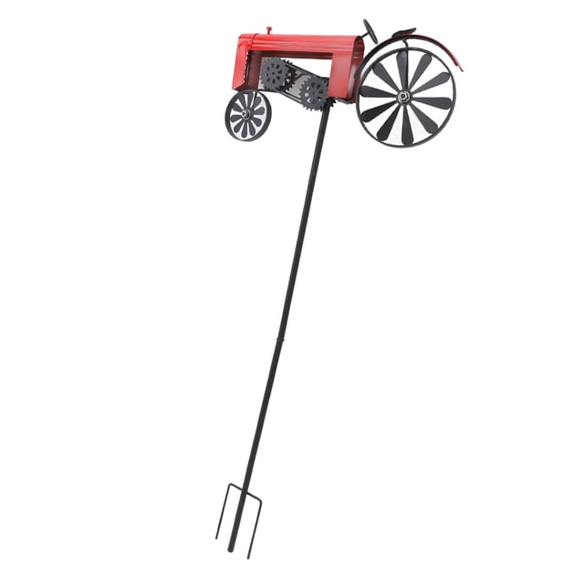 Molino de Viento para tractor Agrícola, Spinner de Viento para Jardín, Estatua de Estaca para el suelo, Decoración de Molino de Viento para Jardín, Estacas para suelo de