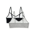 thumbnail image 2 of Fruit of the Loom Girls Sports Bra with Removable Pads, 2-Pack, Sizes (28-38), 2 of 5