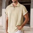 thumbnail image 2 of Mens Hawaiian Tropical Shirt Short Sleeve Lapel Button Down 3d Printed Shirt Short Sleeve Blouse Slim Fit Funny Beach Shirts Button Down Dressy Casual Tops, 2 of 6