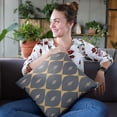 thumbnail image 2 of Plutus Brands Blue Plutus Cube Diamond Luxury Throw Pillow 26 in x 26in, Double Sided 26" x 26", 2 of 9