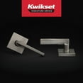 thumbnail image 6 of Kwikset Halifax Square Passage Lever Doorknob Satin Nickel, 6 of 9