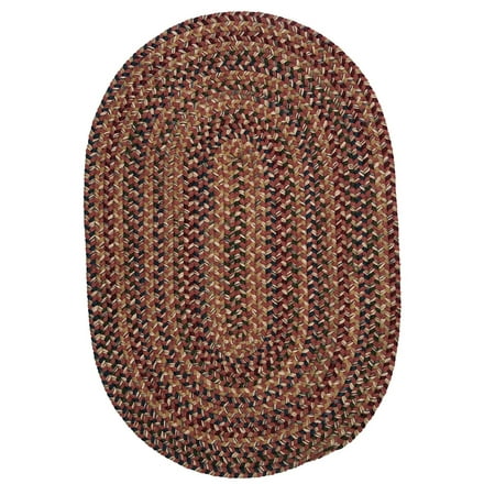 2  x 12  Rosewood Red and Beige Handcrafted Oval Braided Runner Rug Maintain the cleanliness of your home with this handmade oval area rug. Meticulously handcrafted in the USA and made with wool  which makes it perfect for indoor use. Great as a decorative accent to your design style and as practical addition to your home. Features: Reversible oval braided runner rug. Color(s): rosewood red  beige  brown  blue and green. Handcrafted from the USA. Care instructions: spot clean with any common household cleaner. Recommended for indoor use. Dimensions: 2  wide x 12  long. Material(s): polypropylene/nylon/wool. Note: The photo shows an oval rug  however  this listing is for a runner rug.