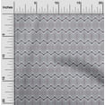 thumbnail image 1 of oneOone Silk Tabby Fabric Chevron & Triangle Geometric Printed Craft Fabric BTY 42 Inch Wide, 1 of 4